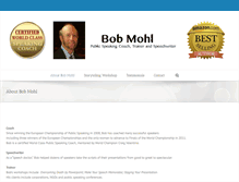 Tablet Screenshot of bobmohl.com